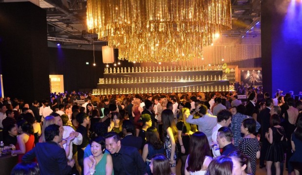 2013's Circuit Lounge was all sorts of glittery (Photo: Johnnie Walker Singapore)