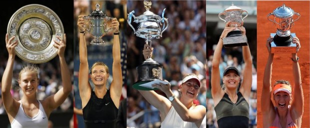 Sharapova_Grand Slams