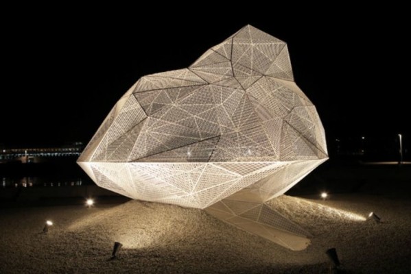 The 'Naoshima Pavilion' by Sou Fujimoto. Image courtesy for Blouin Artinfo