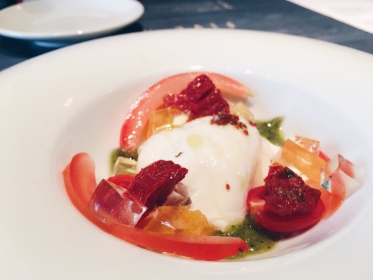 Burrata & Tomato Salad ($14)