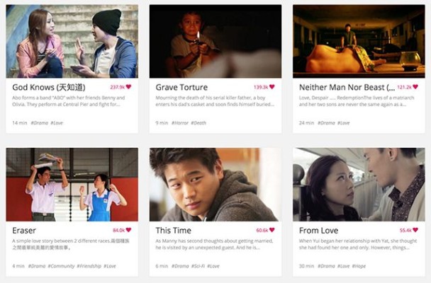 A variety of short films with refreshing storylines at Viddsee