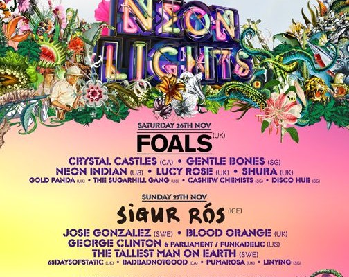  Neon Lights Reveals Full Line-Up Featuring George Clinton, Crystal Castles, Gentle Bones