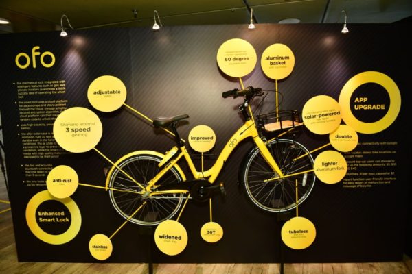 Ofo bike online lock