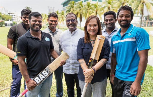 Thanjai Team members with Su-Mae Khoo Director Cricket Masala and Sriram Raghavan