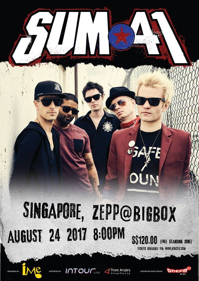 Sum 41's Lead Guitarist “Brownsound” Talks Problems In The Punk Scene,  Songwriting Styles And Returning To Singapore – Popspoken