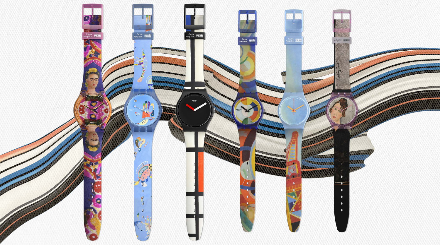 Swatch X Centre Pompidou Watches MAIN