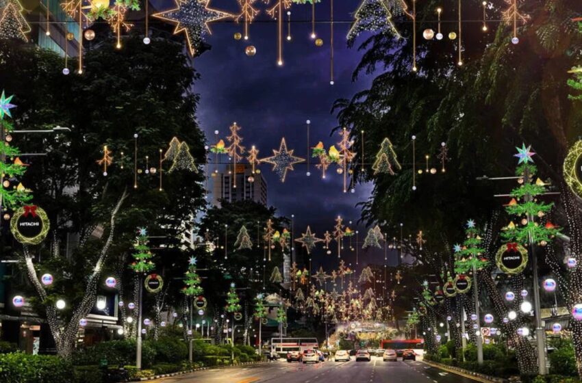  Snowfall Shows, and Bar-Hopping Passport Light Up Orchard Road’s Christmas 2024